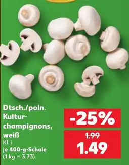 Kaufland Dtsch./poln. Kultur-champignons, weiß Angebot