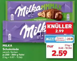 Kaufland MILKA Schokolade Angebot