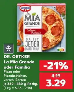 Kaufland DR. OETKER La Mia Grande Angebot