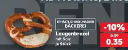 Kaufland Laugenbrezel mit Salz Angebot