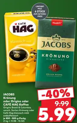 Kaufland Jacobs Krönung Angebot