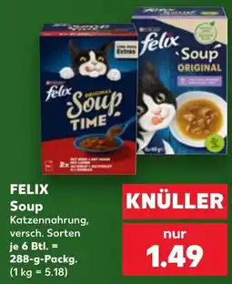 Kaufland FELIX Soup Katzennahrung Angebot