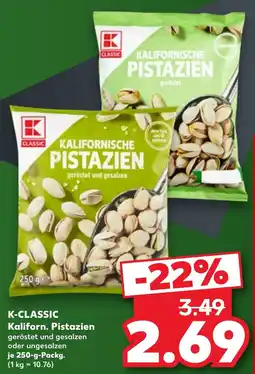 Kaufland K-CLASSIC Kaliforn. Pistazien Angebot
