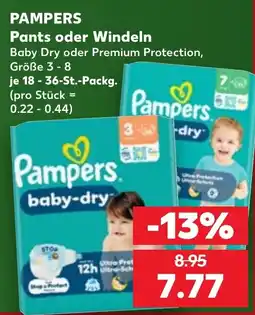 Kaufland Pampers Pants oder Windeln Angebot