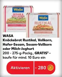 Kaufland WASA Knäckebrot Rustikal Angebot