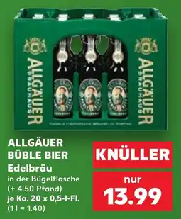 Kaufland ALLGÄUER BÜBLE BIER Edelbräu Angebot