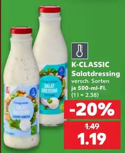 Kaufland K-CLASSIC Salatdressing Angebot