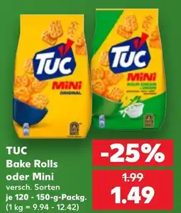 Kaufland TUC Bake Rolls oder Mini Angebot