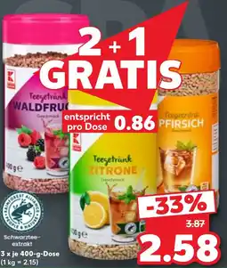 Kaufland K Teegetränk Zitrone Angebot