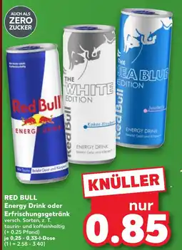 Kaufland Red Bull Energy Drink Angebot