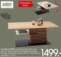 Zurbrüggen SCHÖNER WOHNEN Couchtisch YONNA Angebot