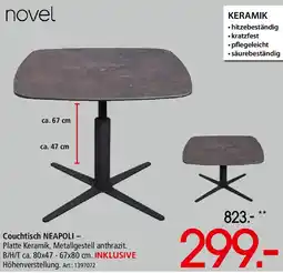 Zurbrüggen Novel Couchtisch NEAPOLI Angebot