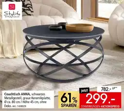 Zurbrüggen Stylife Couchtisch ANNA Angebot