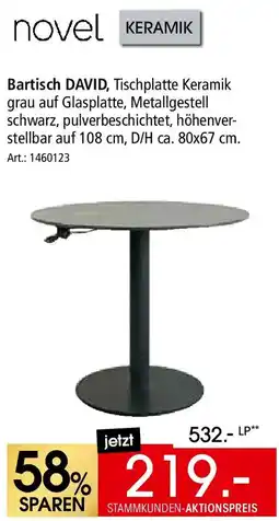 Zurbrüggen Novel Bartisch DAVID Angebot