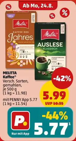 PENNY Melitta Kaffee* Angebot