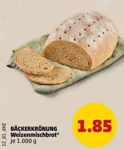 PENNY BÄCKERKRÖNUNG Weizenmischbrot* Angebot