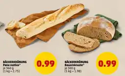 PENNY BÄCKERKRÖNUNG Pane rustico Angebot