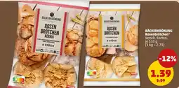 PENNY BÄCKERKRÖNUNG Rosenbrötchen Angebot