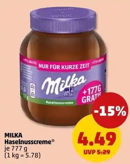 PENNY Milka Haselnusscreme Angebot