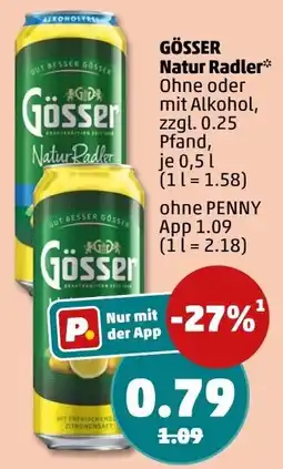 PENNY Gösser Natur Radler Angebot