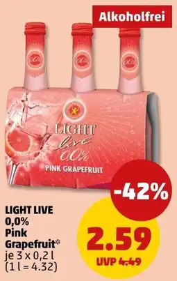 PENNY LIGHT LIVE Pink Grapefruit Angebot