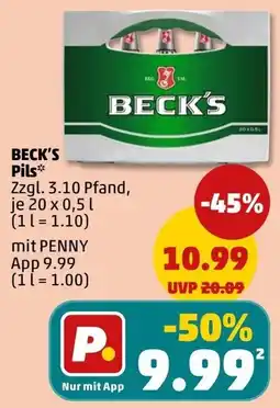 PENNY BECK'S Pils Angebot