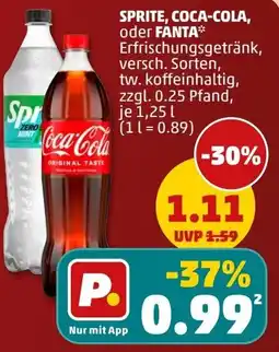 PENNY SPRITE, COCA-COLA, oder FANTA* Angebot
