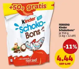 PENNY FERRERO Kinder Schokobons Angebot