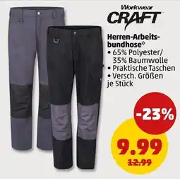 PENNY Workwear CRAFT Herren-Arbeitsbundhose Angebot