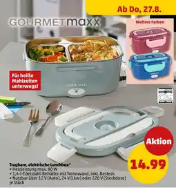 PENNY Tragbare, elektrische Lunchbox GOURMETmaxx Angebot