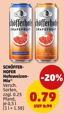 PENNY Schöfferhofer Hefeweizen-Mix Angebot