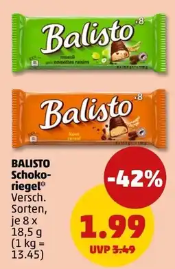 PENNY Balisto Schoko-riegel Angebot