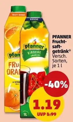 PENNY Pfanner Frucht-saft-getränk Angebot