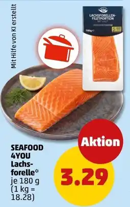 PENNY SEAFOOD 4YOU Lachsforelle Angebot