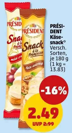 PENNY PRÉSIDENT Snack à la française Angebot