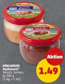 PENNY BÖKLUnder Kochwurst Angebot