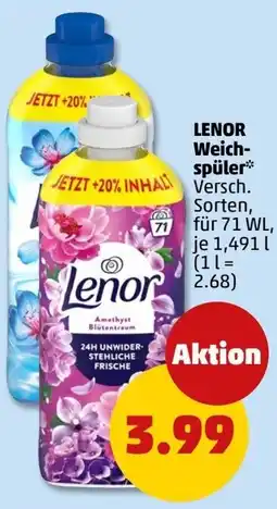 PENNY Lenor Weichspüler Angebot