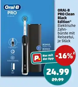 PENNY ORAL-B PRO Clean Black Edition* Elektrische Zahnbürste Angebot