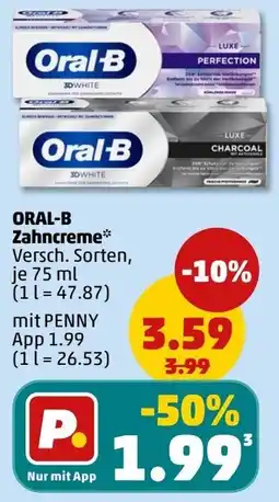 PENNY ORAL-B Zahncreme Angebot