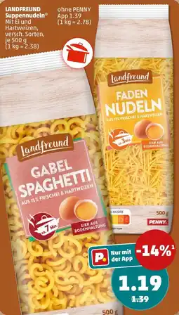 PENNY Landfreund Faden Nudeln Angebot