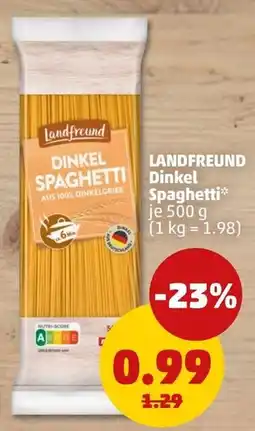 PENNY LANDFREUND Dinkel Spaghetti Angebot