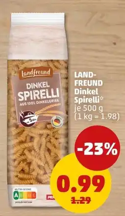 PENNY LAND-FREUND Dinkel Spirelli Angebot