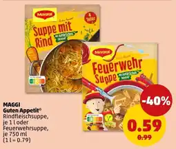 PENNY Maggi Feuerwehr Suppe Angebot