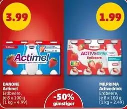 PENNY DANONE Actimel Erdbeere Angebot