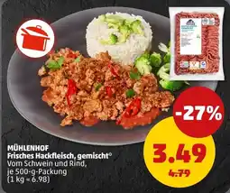 PENNY MÜHLENHOF Frisches Hackfleisch, gemischt* Angebot