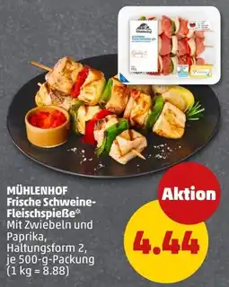 PENNY MÜHLENHOF Frische Schweine-Fleischspieße* Angebot