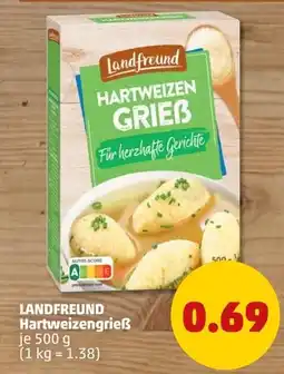 PENNY Landfreund Hartweizengrieß Angebot