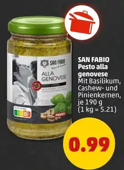 PENNY SAN FABIO Pesto alla genovese Angebot