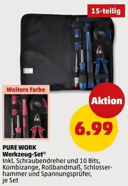 PENNY PURE WORK Werkzeug-Set Angebot