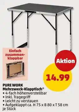 PENNY PURE WORK Mehrzweck-Klapptisch* Angebot